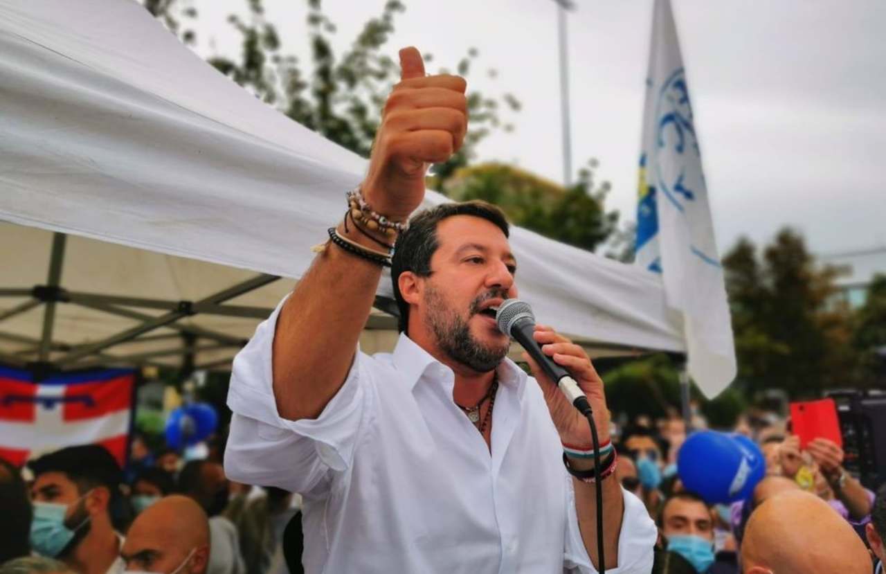 Salvini covid Benevento