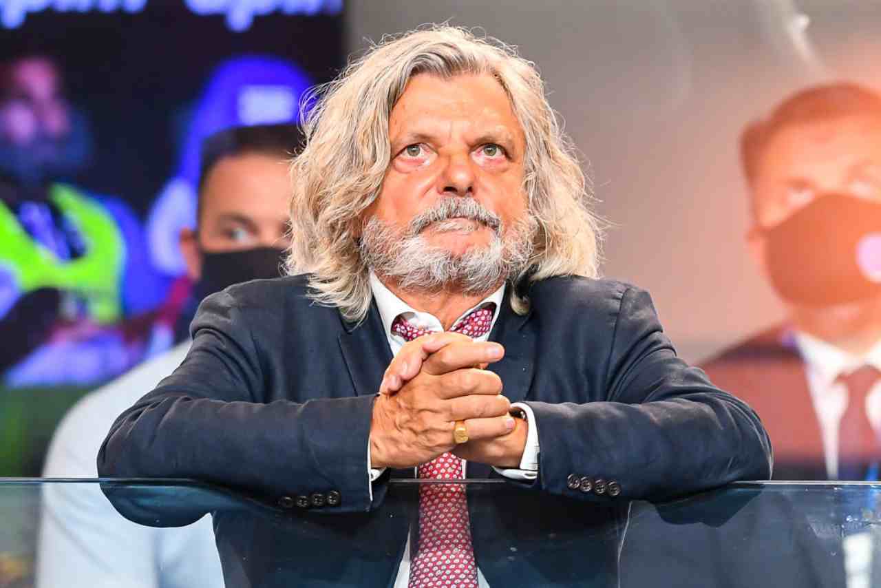 Sampdoria minacce presidente Ferrero