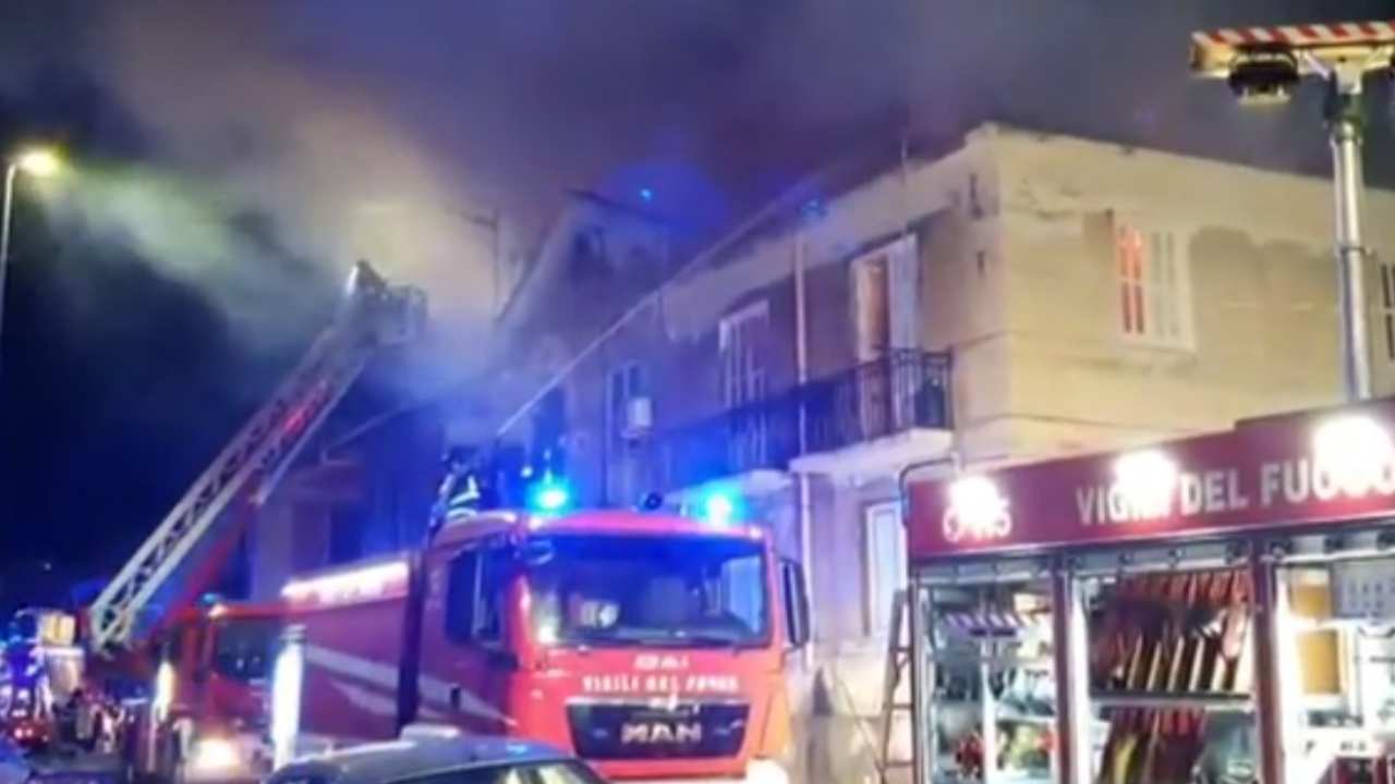 Messina incendio