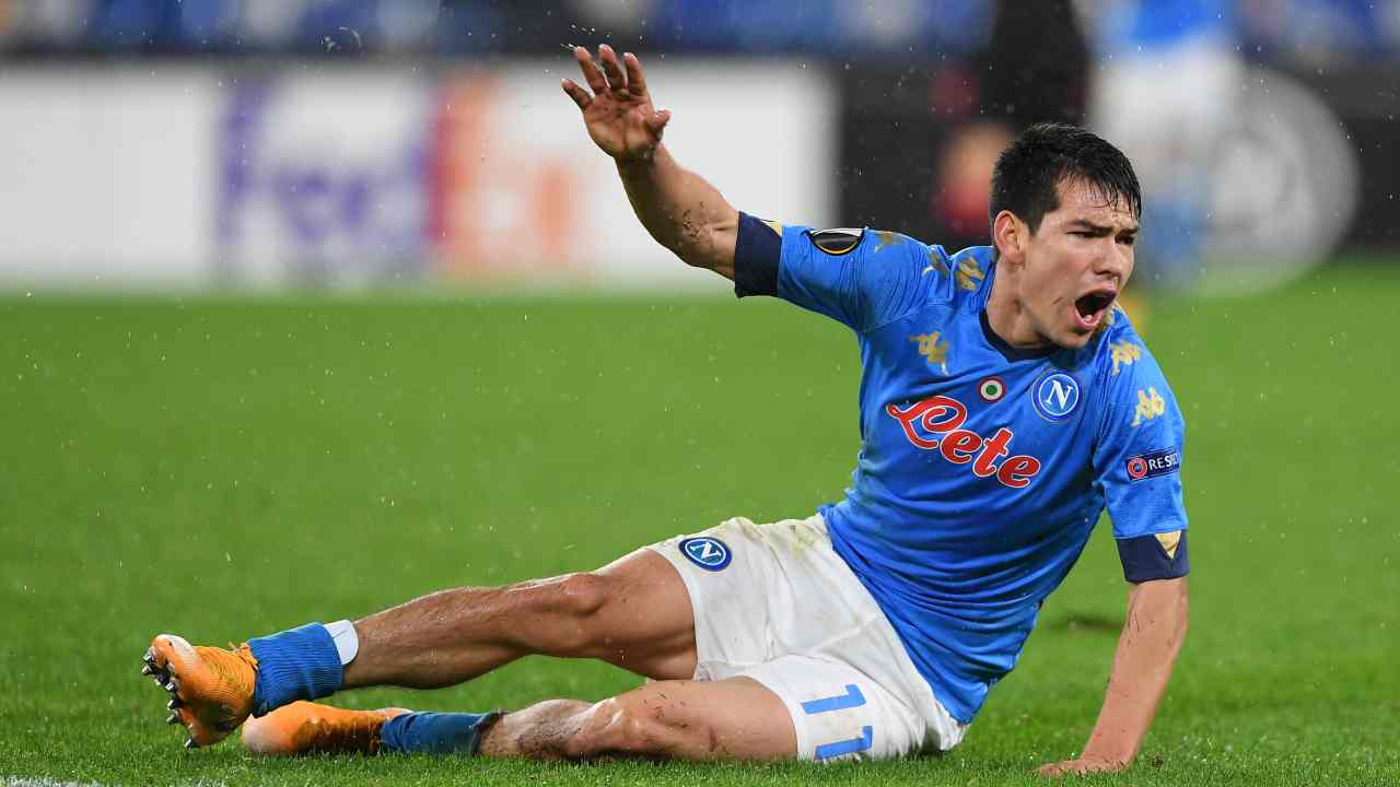 nAPOLI infortunio Lozano