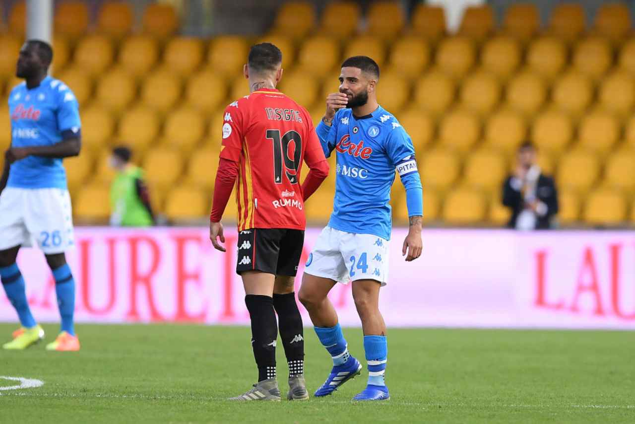 Napoli Benevento streaming gratis