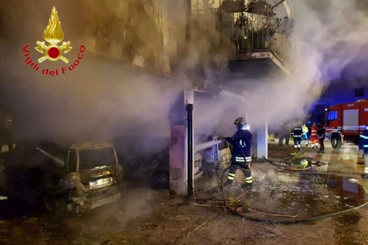 Capua incendio