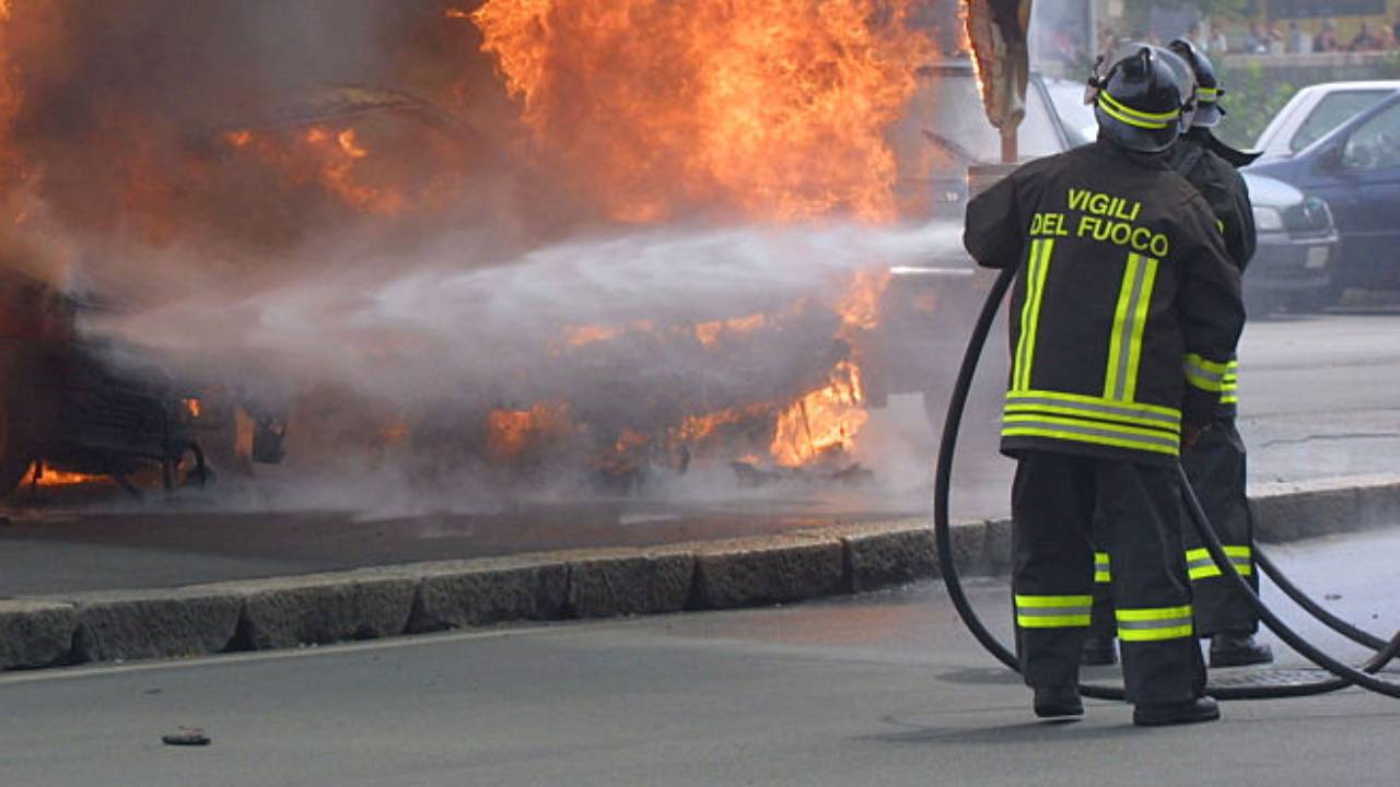 Napoli incendio