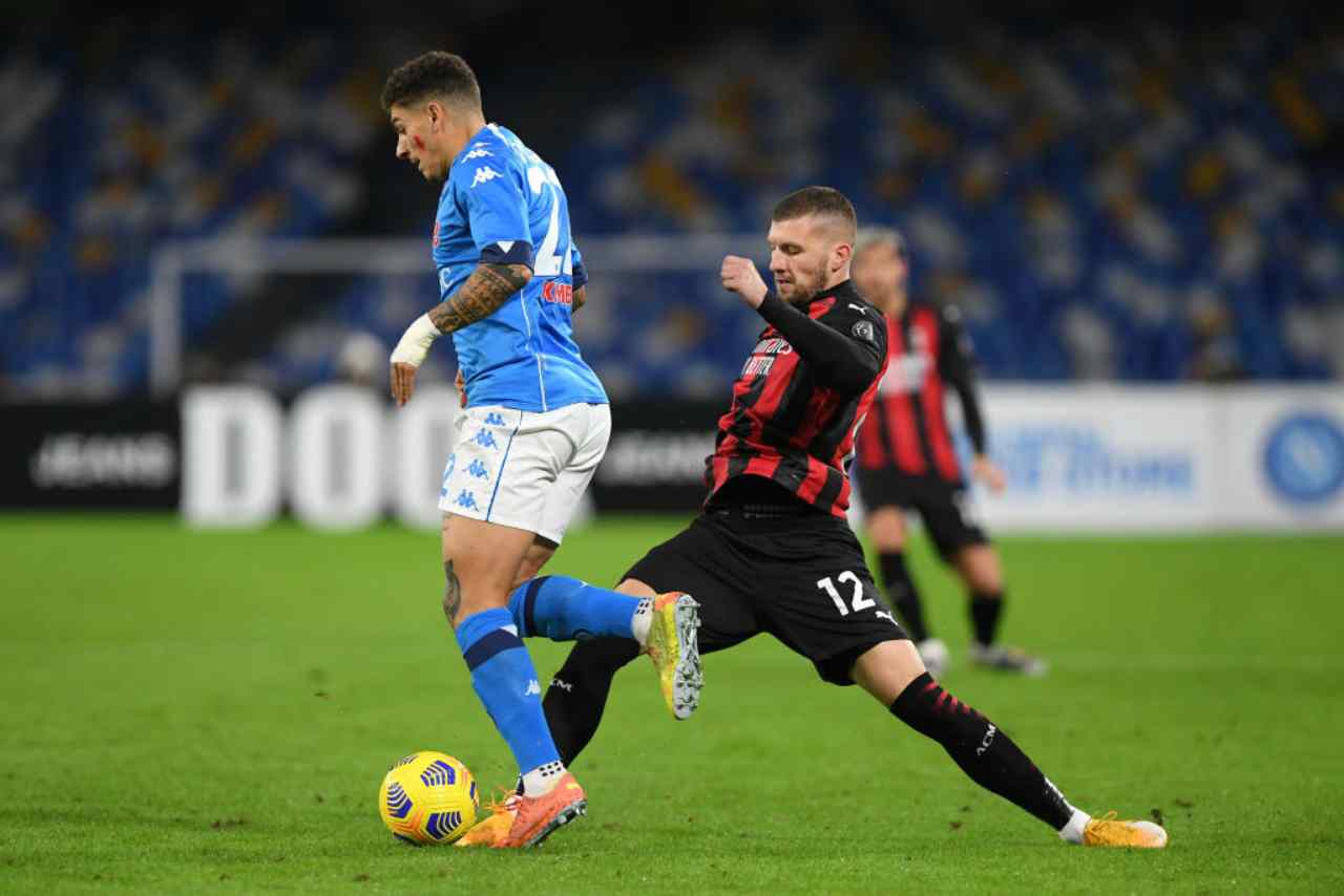 Napoli Milan streaming gratis 