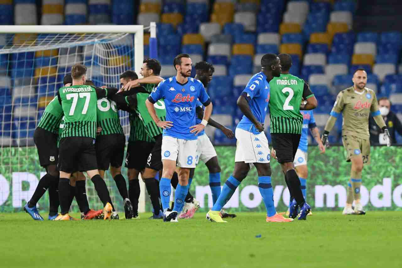 Sassuolo Napoli streaming gratis