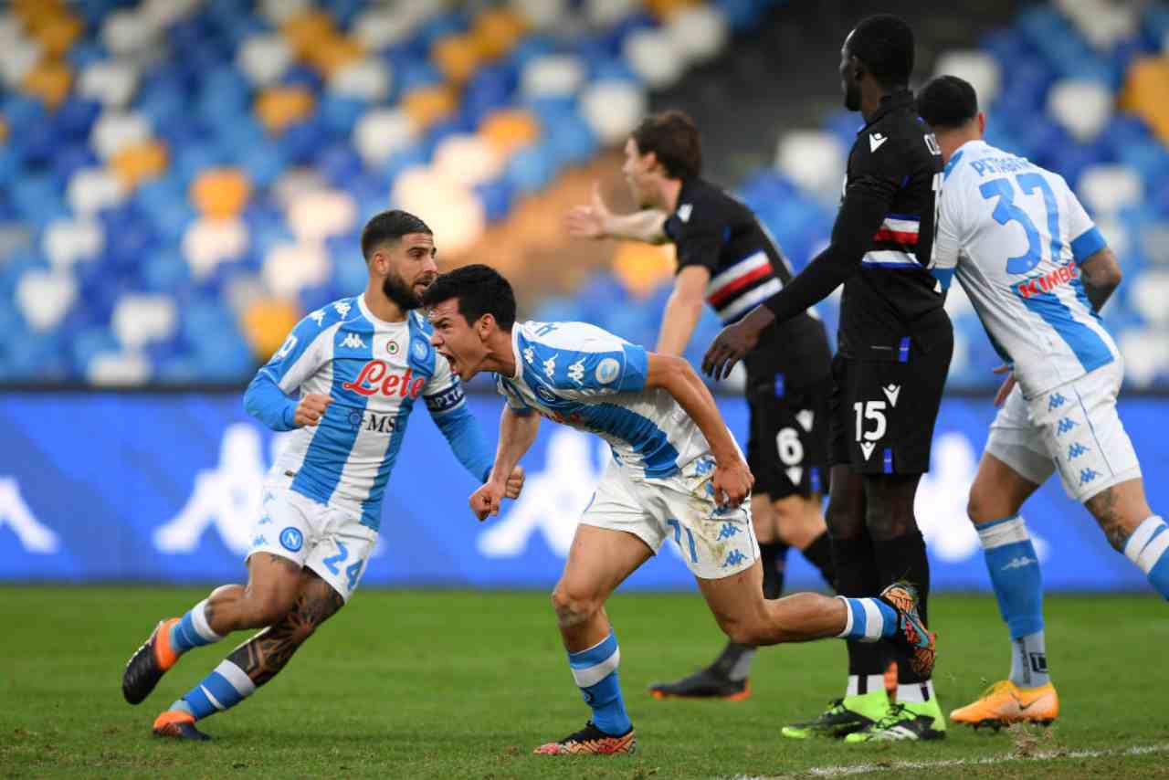 Sampdoria Napoli streaming gratis