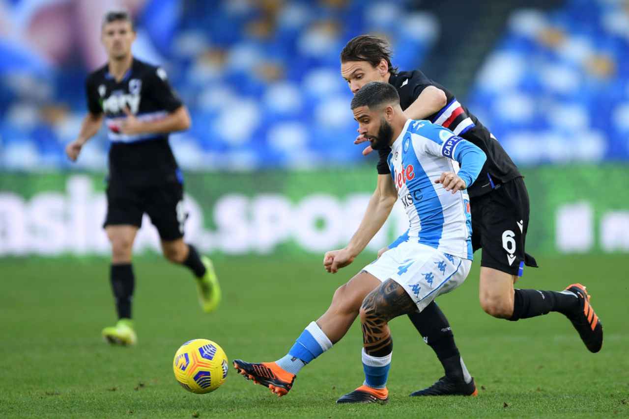 Sampdoria Napoli streaming gratis