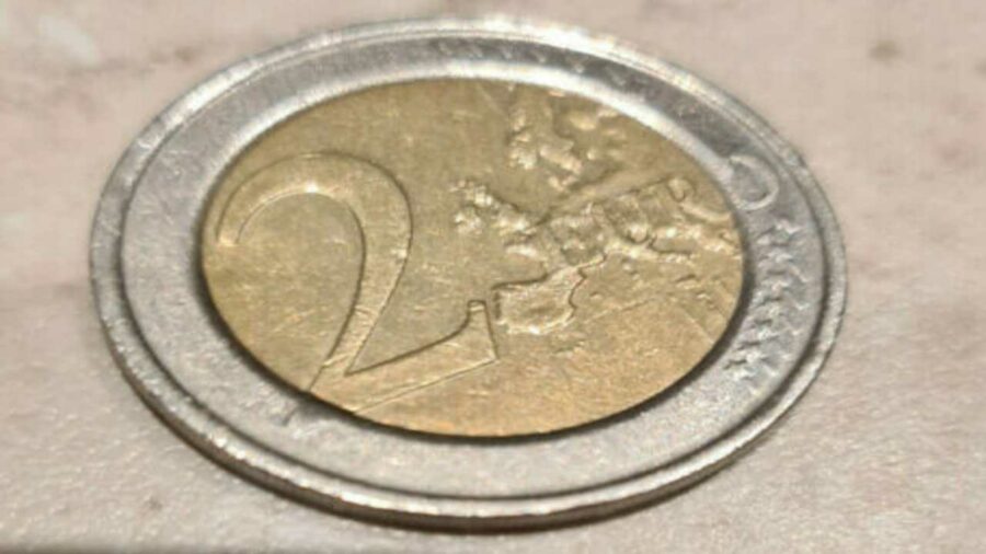 2 Euro Leonardo Errore Di Conio Valore
