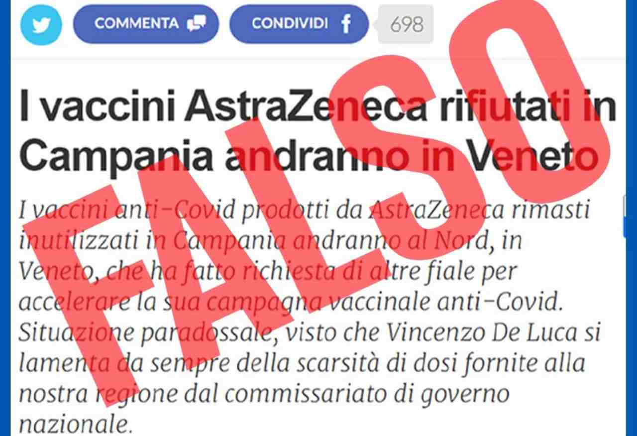 Campania vaccini AstraZeneca