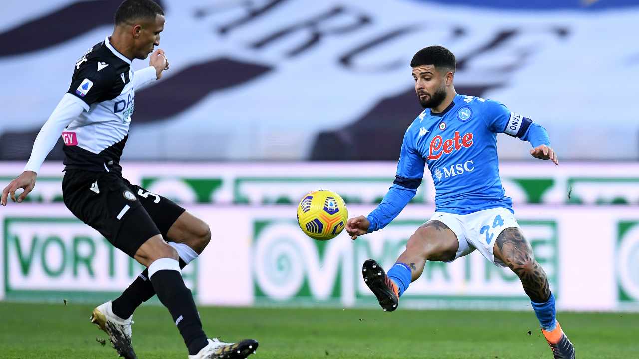 Napoli Udinese streaming