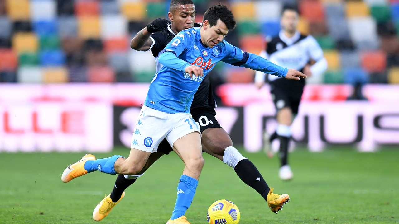 Napoli Udinese streaming