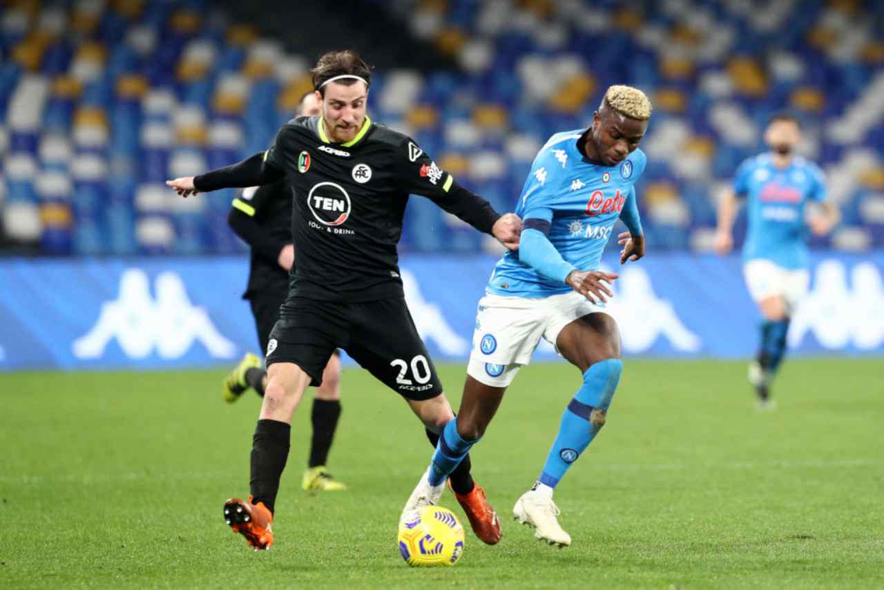 Spezia Napoli streaming gratis