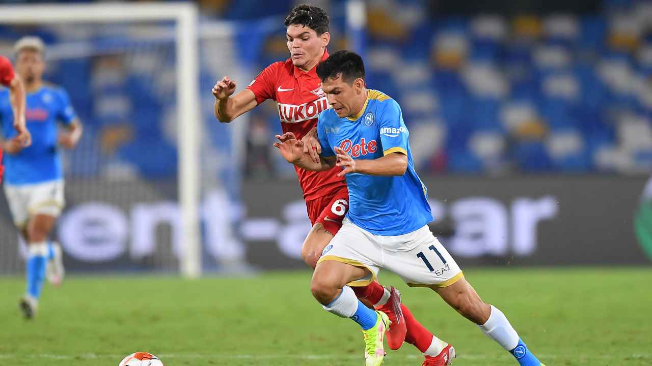 spartak mosca napoli streaming