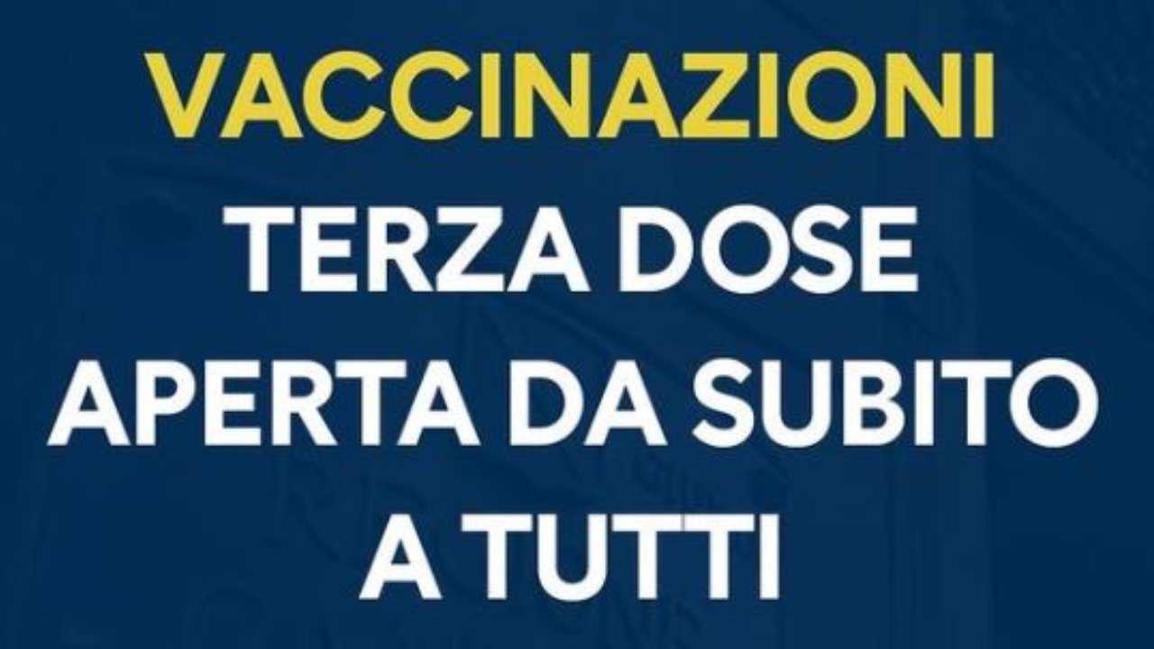 terza dose campania