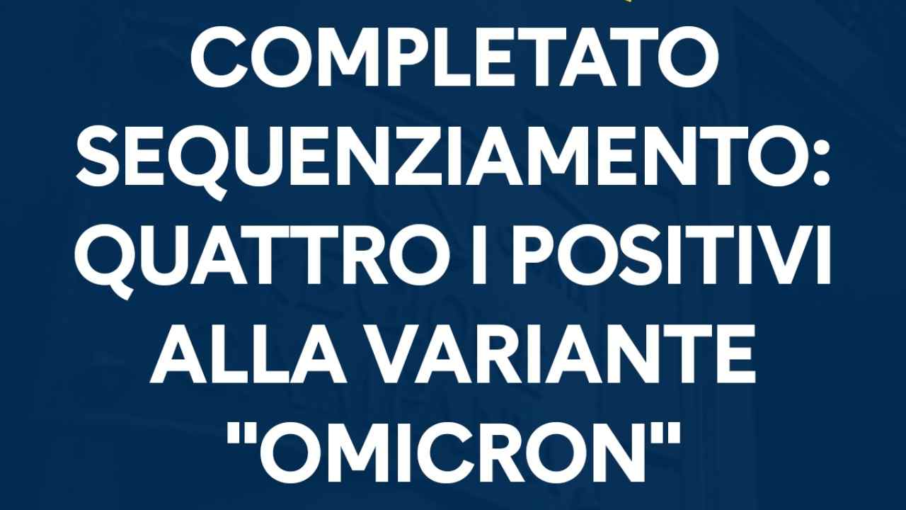 variante omicron campania