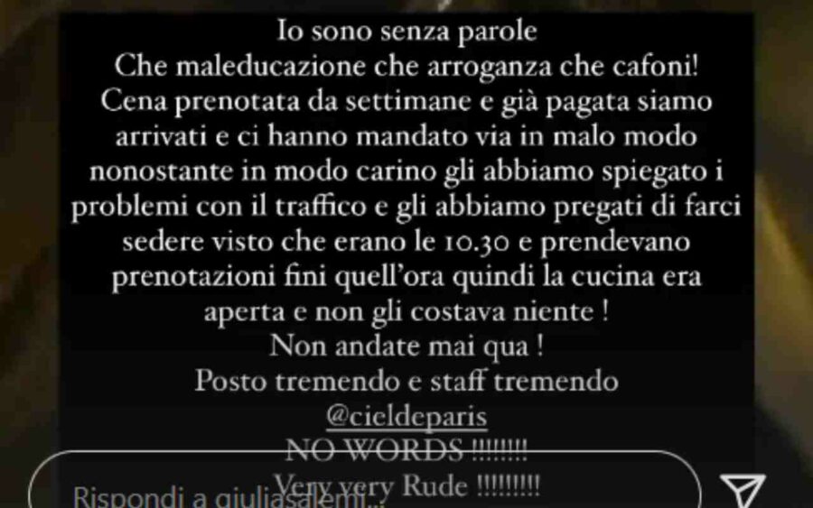 Giulia Salemi Brutta Disavventura A Parigi Con Pretelli L ira Sui Social