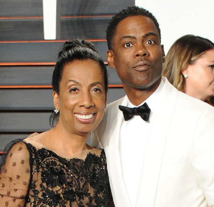 Chris Rock con la madre (instagram)