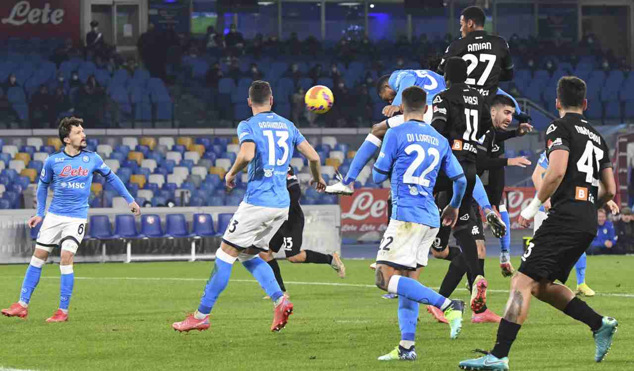 Napoli Spezia streaming gratis