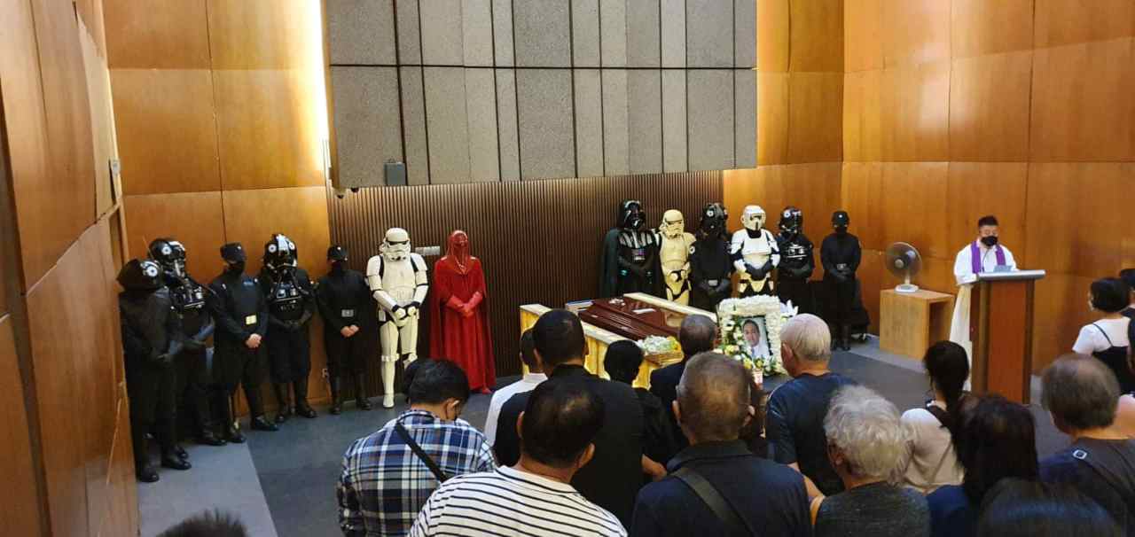 funerale a tema star wars