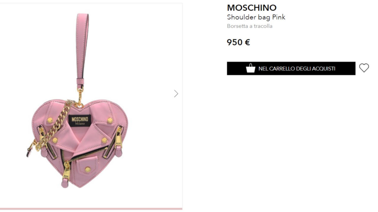 Fashionette Borsa Moschino cuore 29-07-2022 Vesuvius