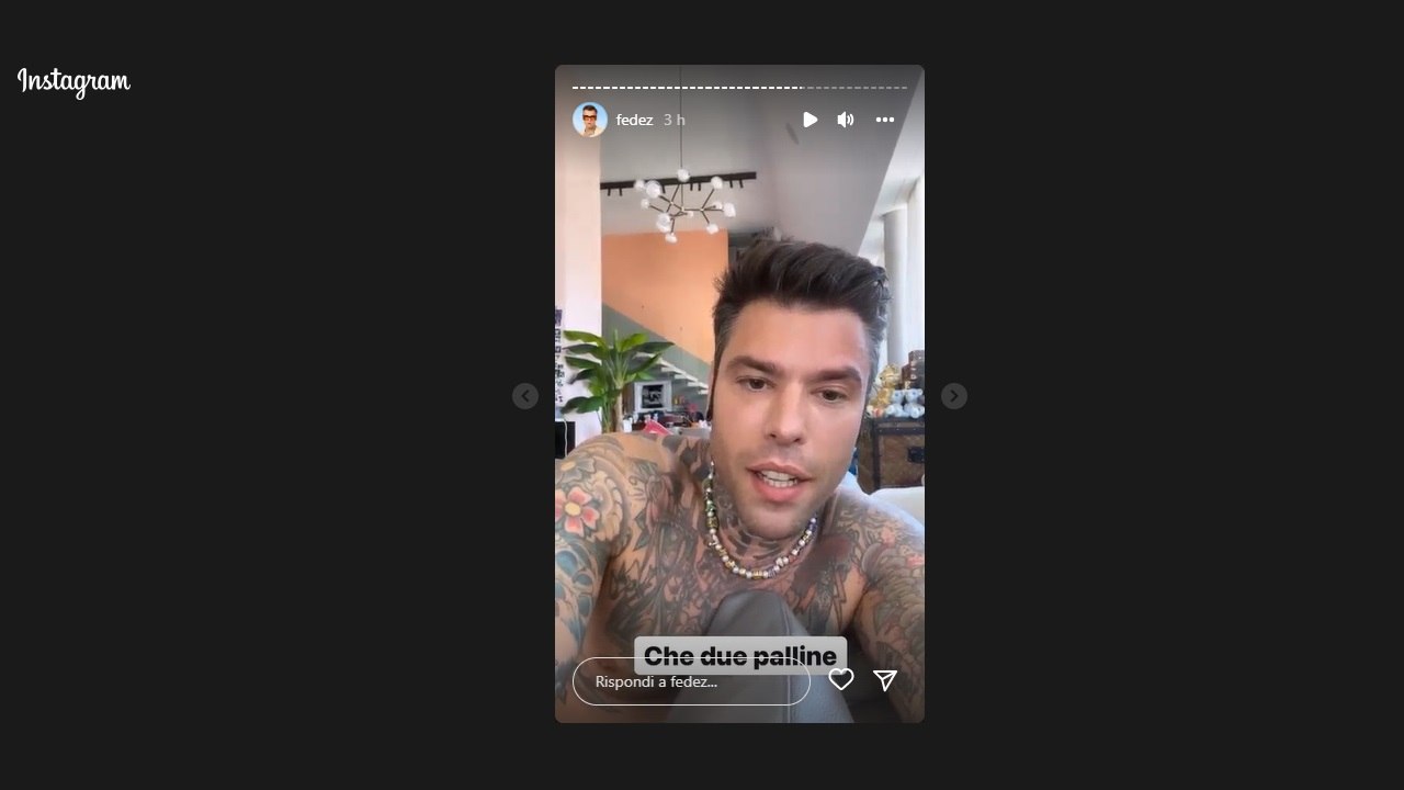 Ig Stories Fedez