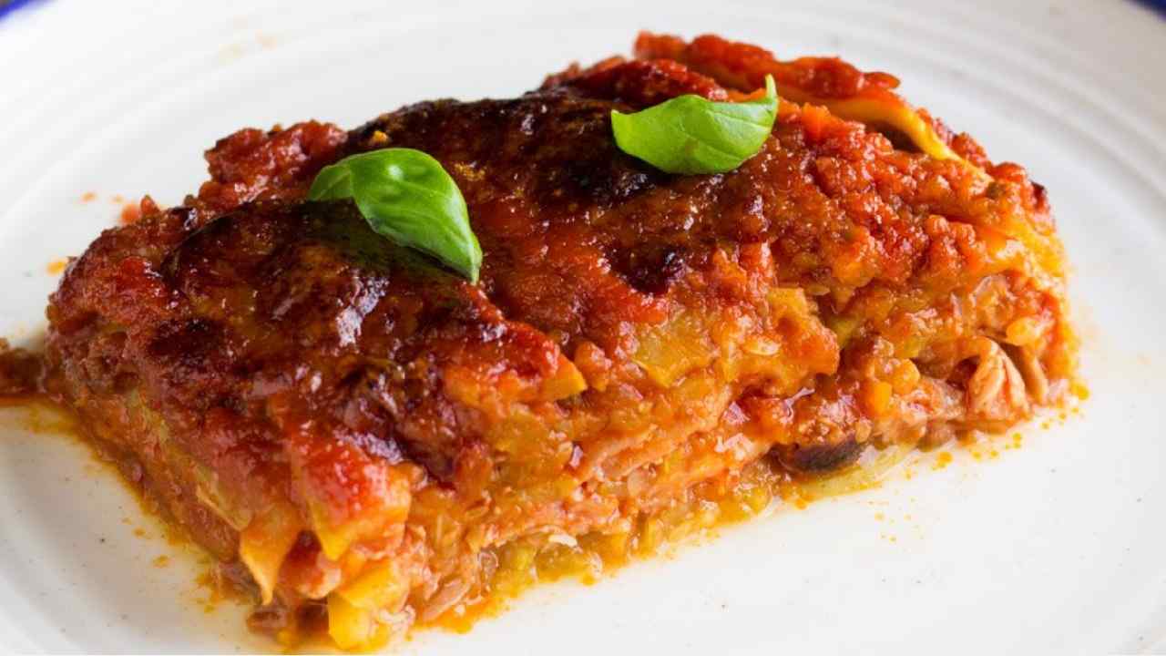 Lasagne di zucchine senza pasta