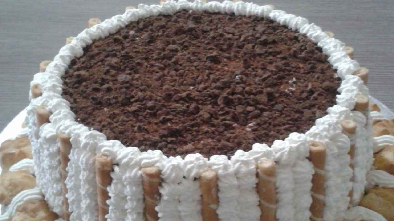 Torta gelato cioccolato e vaniglia