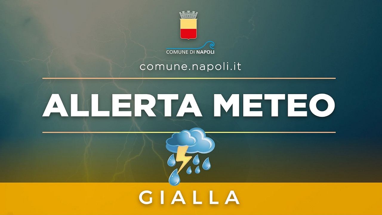 Allerta meteo gialla Campania