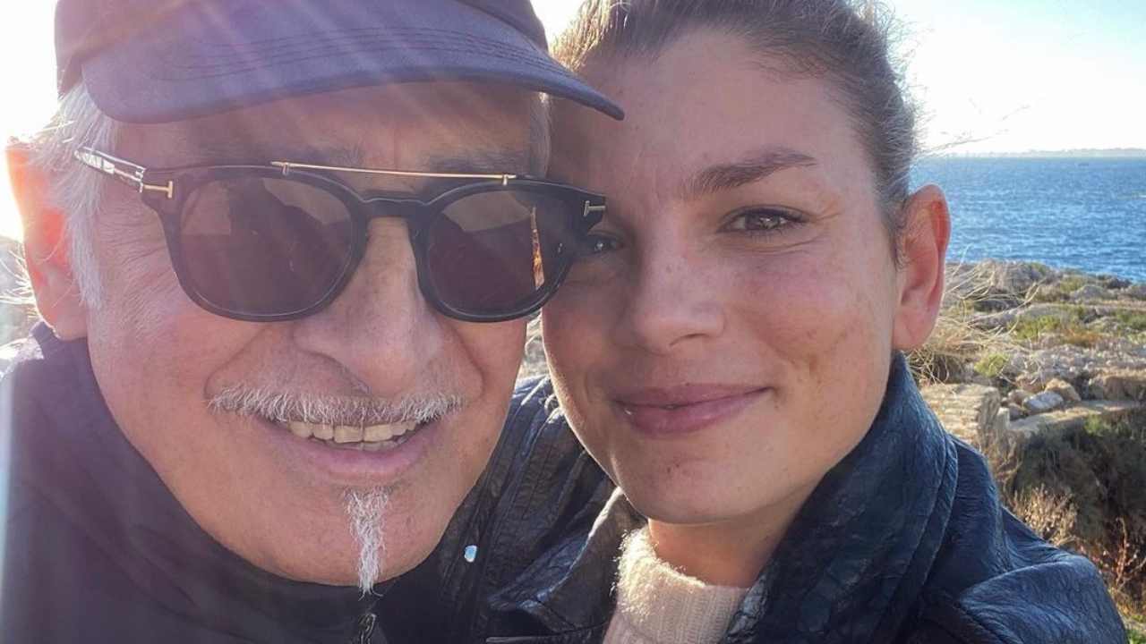 Emma Marrone con il padre 10-09-2022 Vesuvius