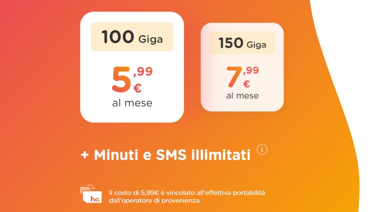 Offerta 100 GIGA Ho. Mobile 26-09-2022 vesuvius