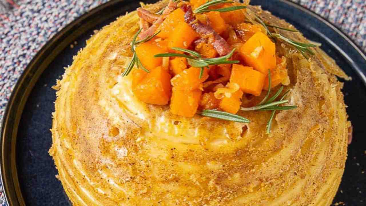 Timballo di ziti alla zucca