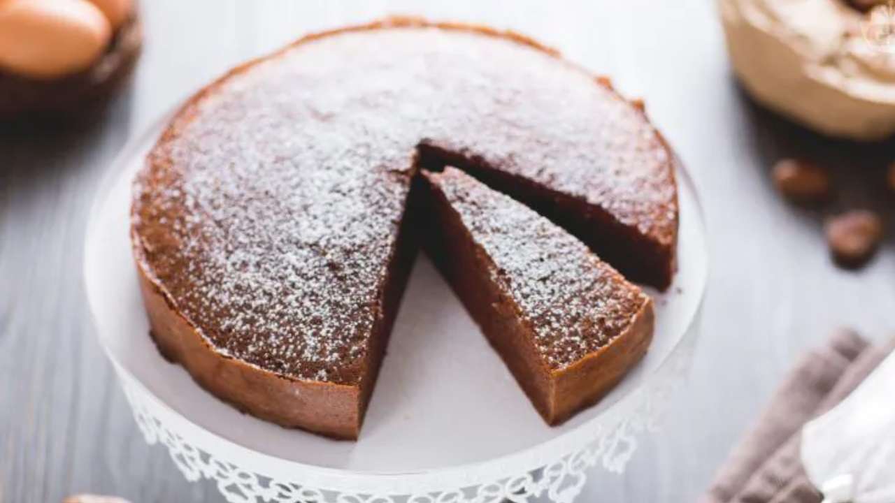 Torta al cacao e castagne 