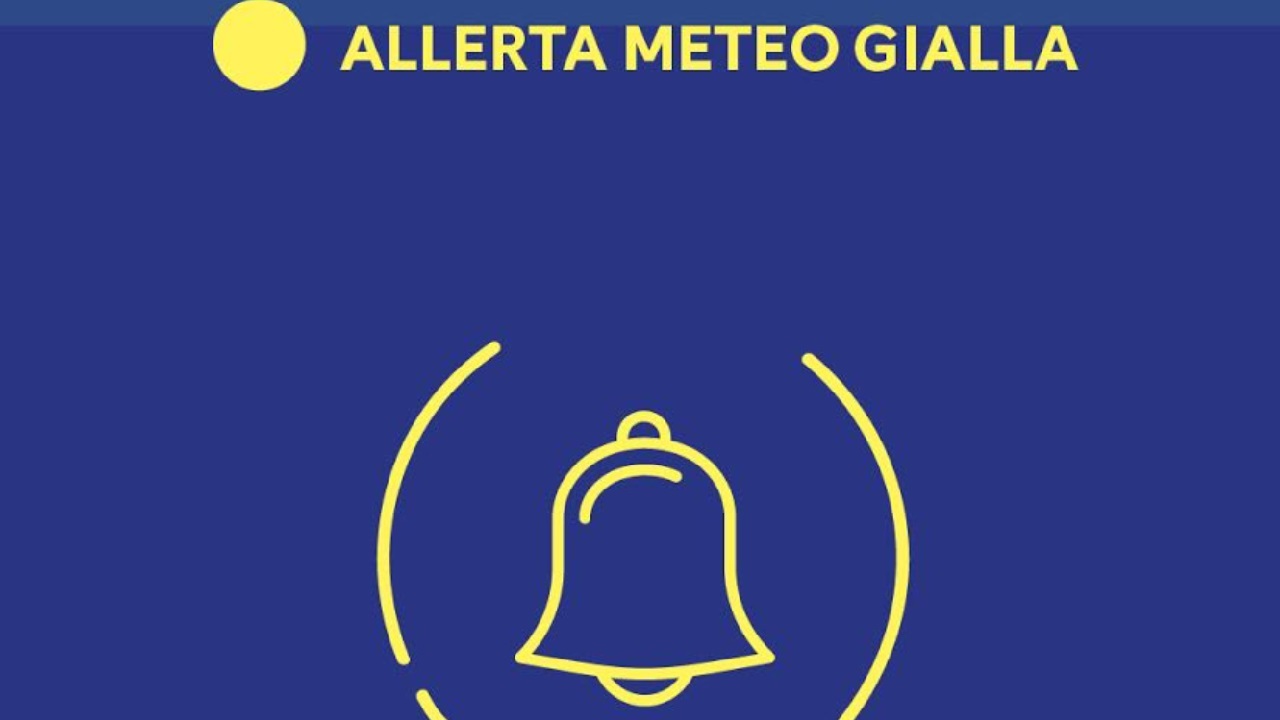 Allerta meteo gialla Campania